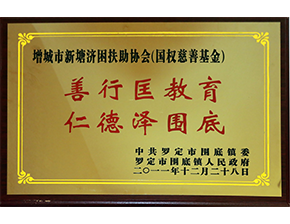 熱心慈善和社會公益事業 國權慈善基金會捐贈羅定市